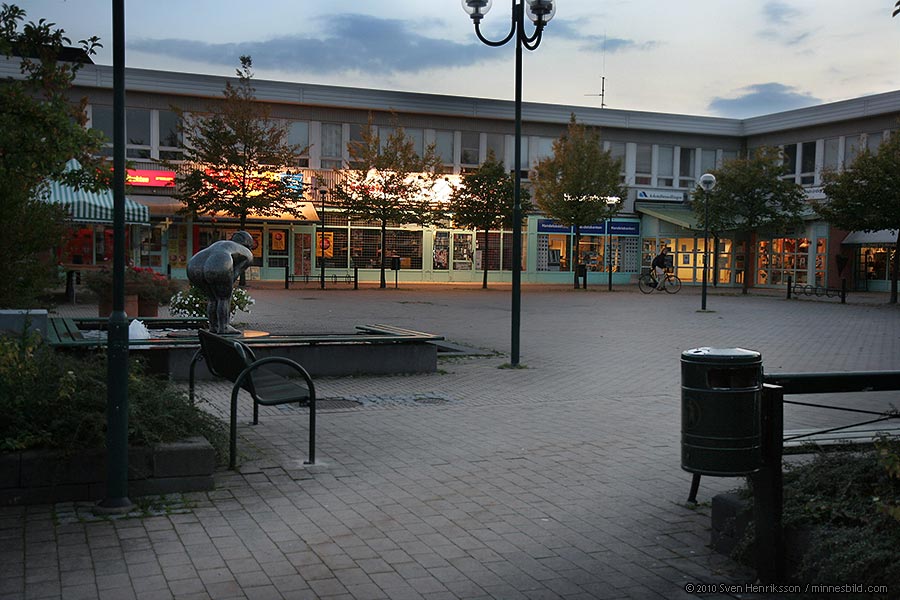 Torget i Lomma. Gamla Lommabilder. Sven Henriksson minnesbild.com