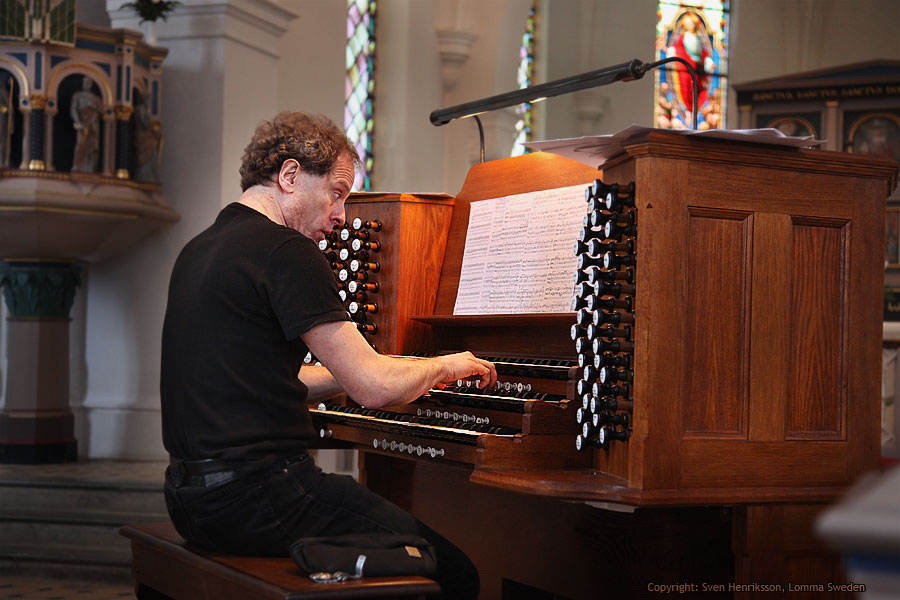 Avslutningskonsert med Mikael Wahlin i Lomma kyrka. Foto: Sven Henriksson minnesbild.com