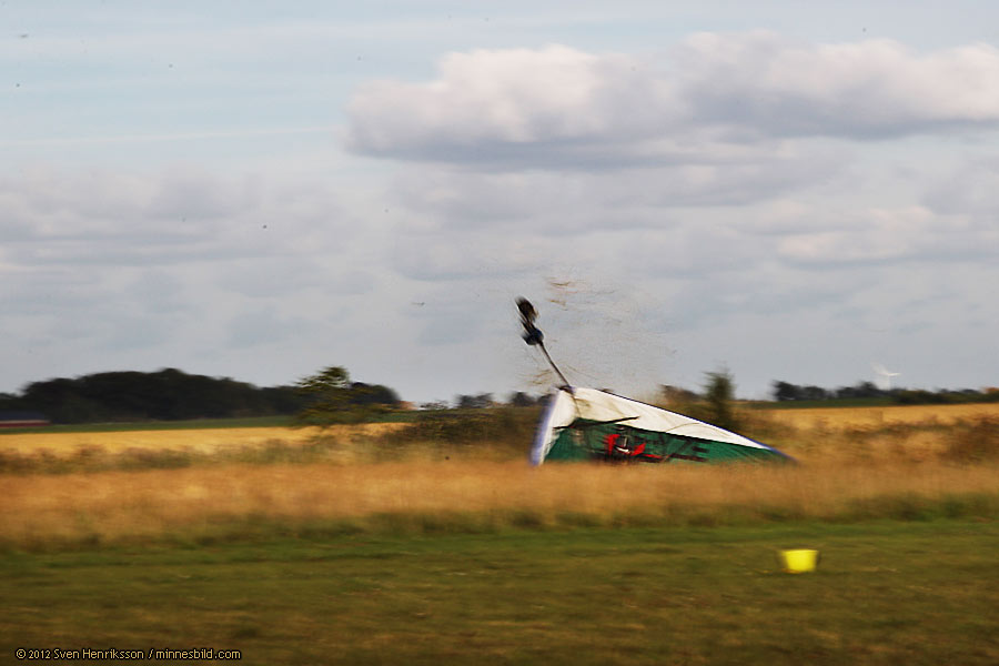Ldde motortrff 2012 - Hang Glider Crash