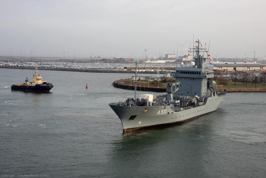 F�rr�dsfartyget A511 ELBE. Bilder: Sven Henriksson, minnesbild.com