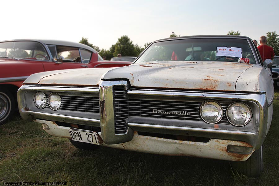 Bonneville. Motortrff i Lddekpinge. Foto: Sven Henriksson, minnesbild.com