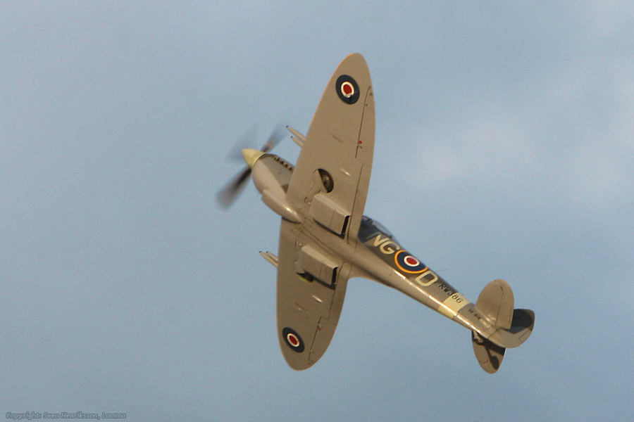 Bertil Gerhardt i en Spitfire
