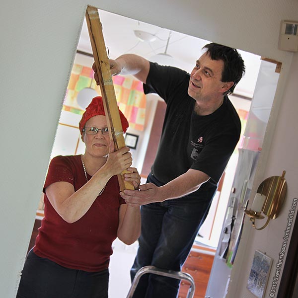 Hemma i k�ket p� Nypongatan