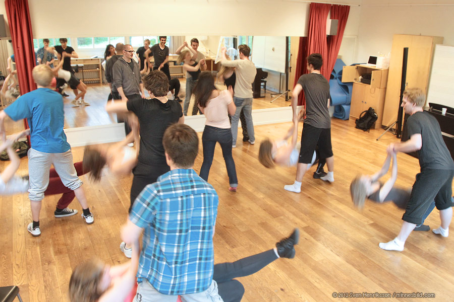 Footloose musical Lars-Erik Larssongymnasiet LEL Foto: Sven Henriksson, minnesbild.com