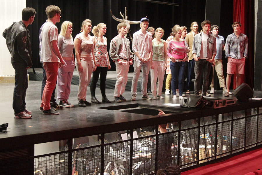 Footloose musical Lars-Erik Larssongymnasiet LEL Foto: Sven Henriksson, minnesbild.com