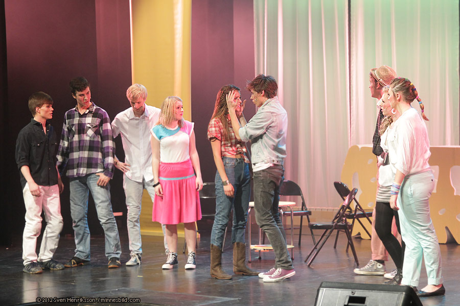 Footloose musical Lars-Erik Larssongymnasiet LEL Foto: Sven Henriksson, minnesbild.com