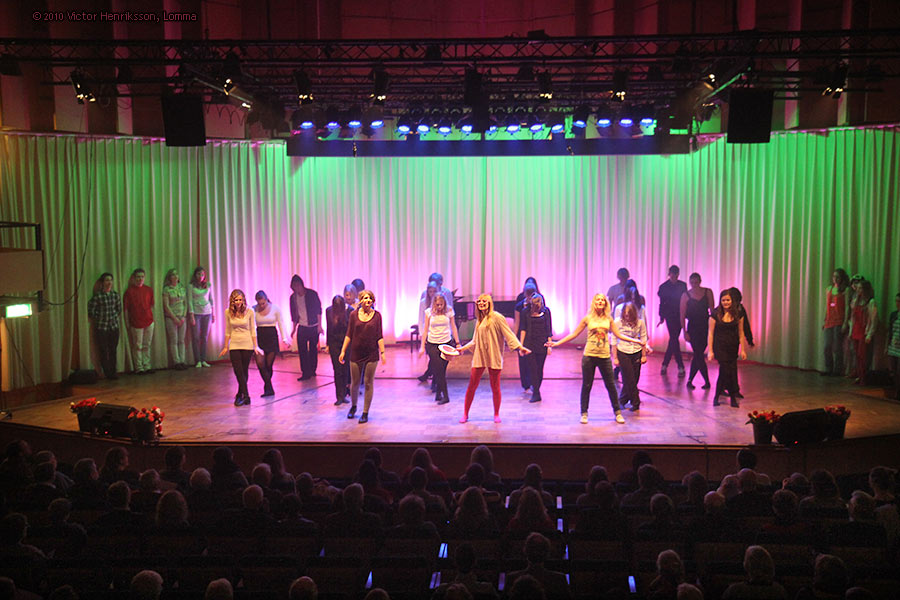 Lars-Erik Larsson-gymnasiets Julkonsert 2010 Foto: Victor Henriksson Lomma