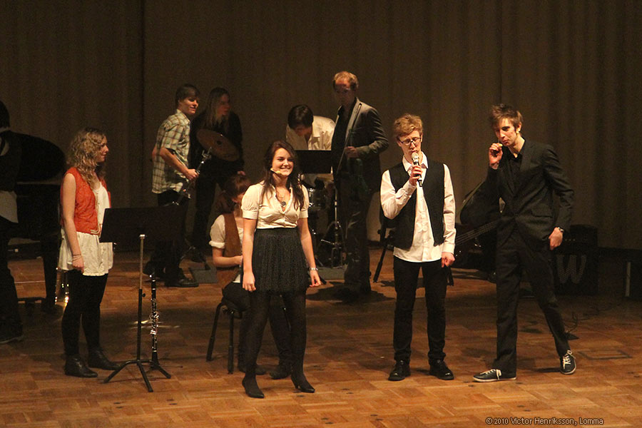 Lars-Erik Larsson-gymnasiets Julkonsert 2010 Foto: Victor Henriksson Lomma