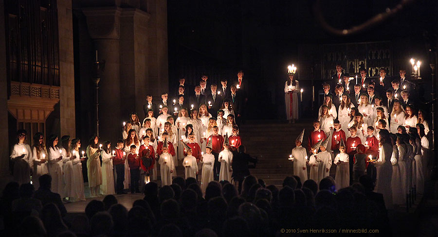 Luciakonsert i Lunds domkyrka 2010 minnesbild.com
