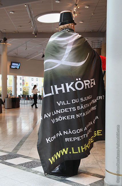 Lihkören sjunger Bellman, minnesbild