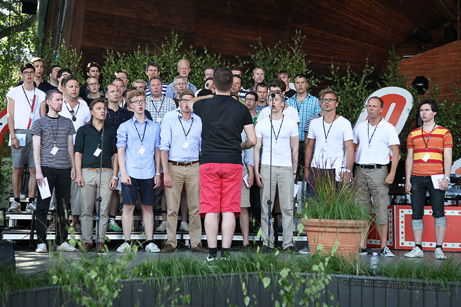 Lunds studentsngare, Allsng p Skansen
